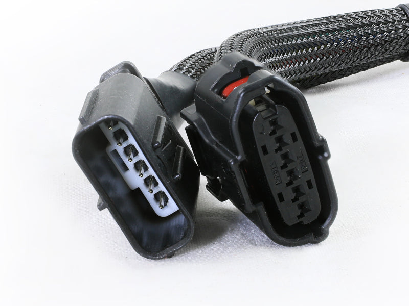 Throttle enhancer connectors for AFE Pedal 2 Metal, compatible with various Hyundai, Kia, and Genesis models from 2011 to 2025.