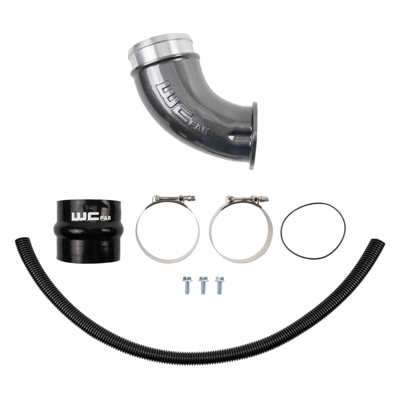 Wehrli 01-04 Duramax LB7 4in High Flow Intake Horn - Kiwi Green