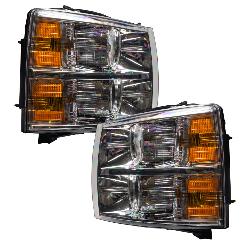 Oracle 07-13 Chevrolet Silverado SMD HL - Round Style - ColorSHIFT w/ Simple Controller