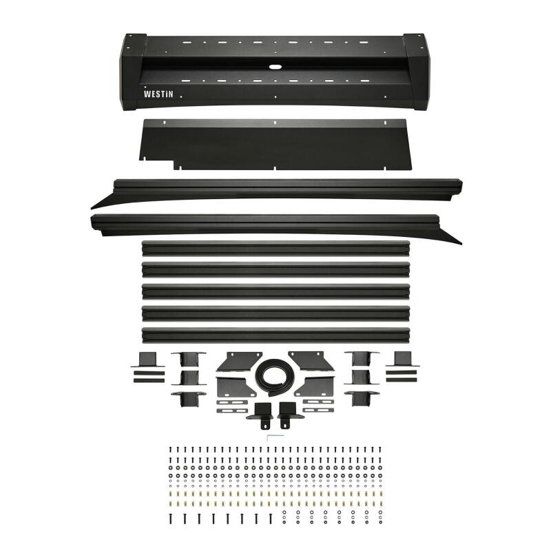 Westin 24-26 Toyota Tacoma Double Cab Mesa Roof Rack - Textured Black