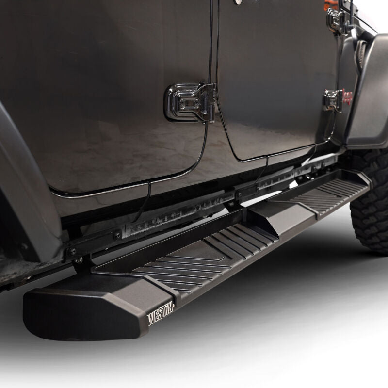Westin 18-25 Jeep Wrangler JL Unlimited 4dr AT6 Running Boards - Black