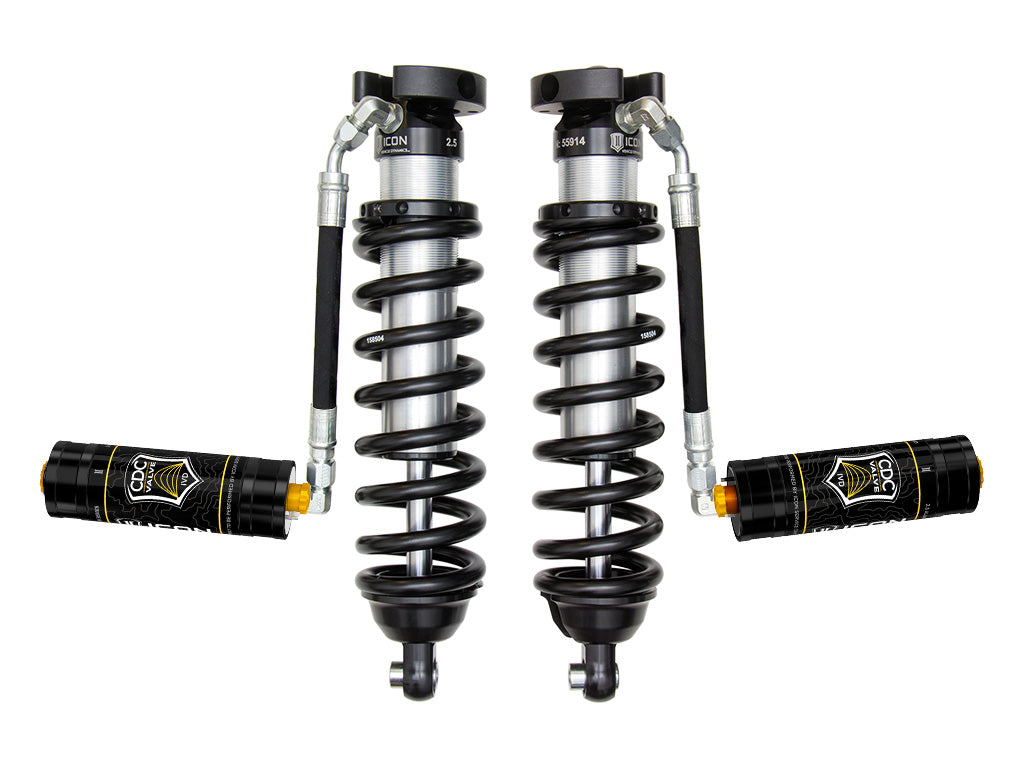 ICON 1996-2004 Toyota Tacoma, 0-3" Lift, Front,V.S. 2.5 Series Coilover Kit, Extended Travel, Remote Reservoir, 700 lbs/in Spring Rate
