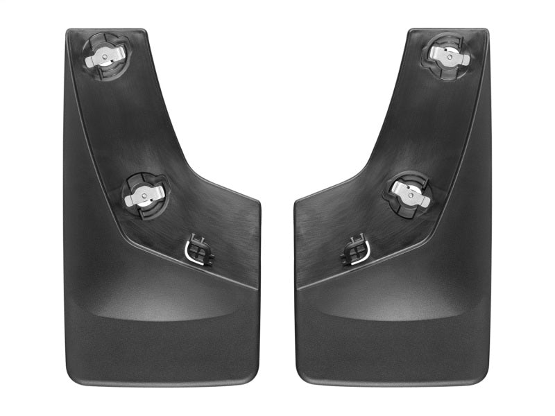 WeatherTech 07-13 GMC Sierra No Drill Mudflaps - Black