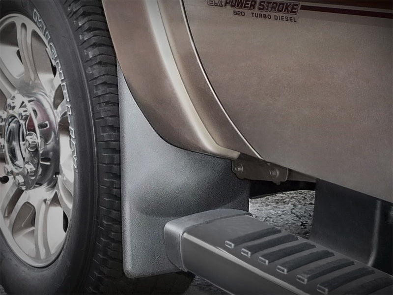 WeatherTech 11+ Ford F250/F350/F450/F550 No Drill Mudflaps - Black