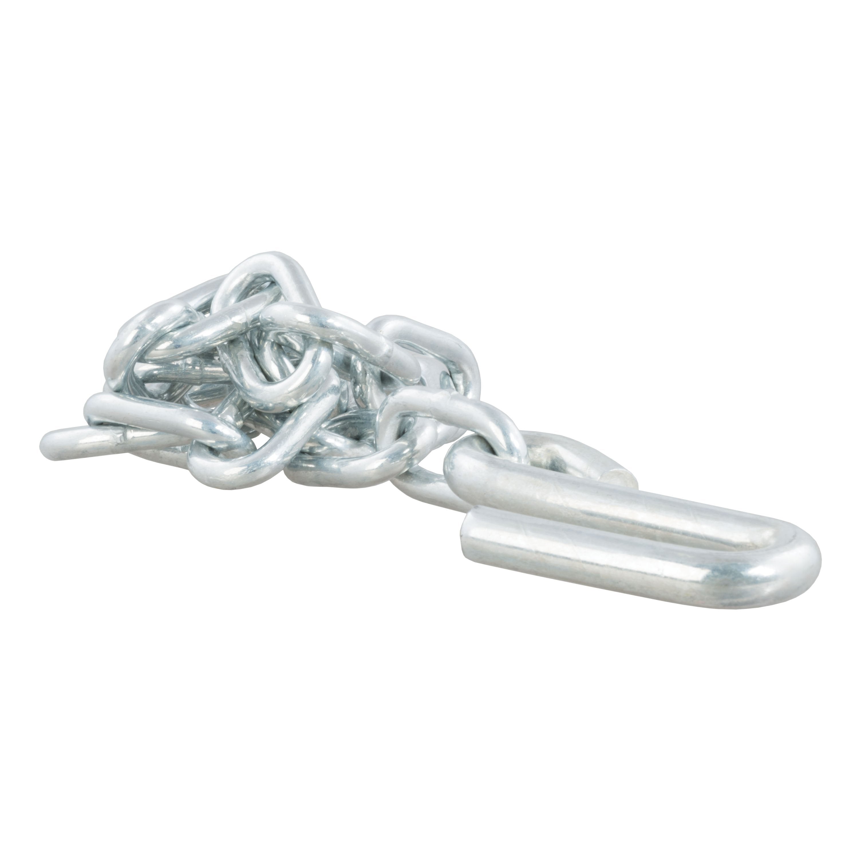 CURT 27-Inch Trailer Safety Chain with 7/16-In S-Hooks, 5,000 lbs Break Strength Model 80040