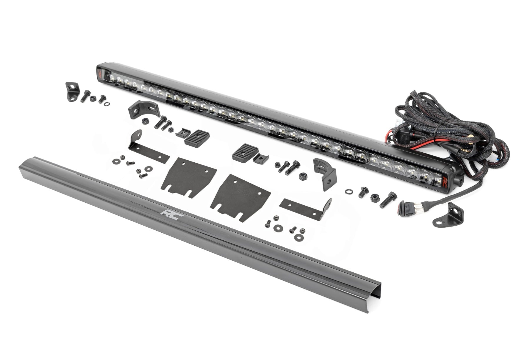 LED Hood Kit 30 Inch Spectrum Series Jeep Gladiator JT/Wrangler JL (18-26) Rough Country