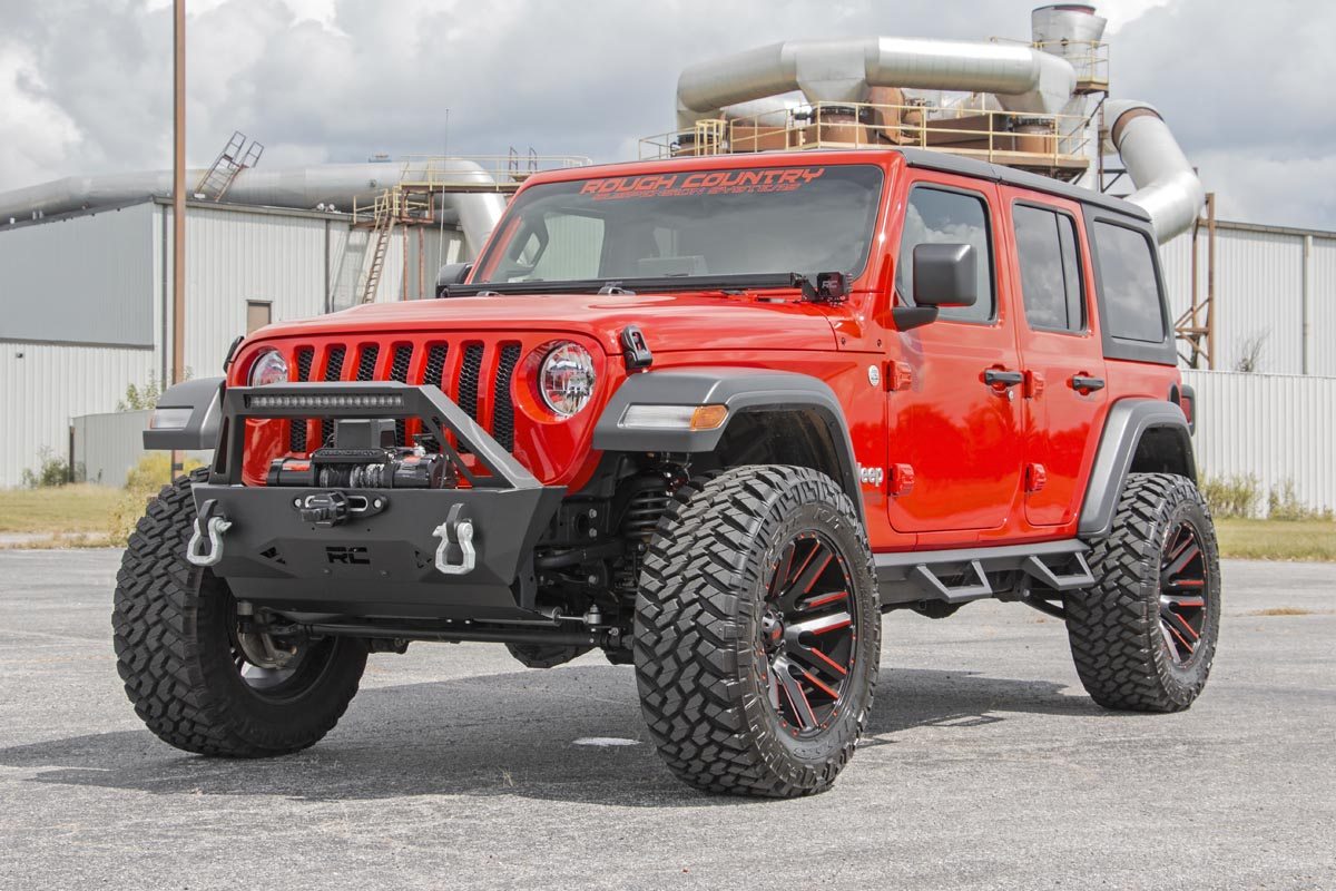 LED Light Kit Cowl Mount 50 Inch Spectrum Single Row Jeep Gladiator JT/Wrangler JL (18-26) Rough Country