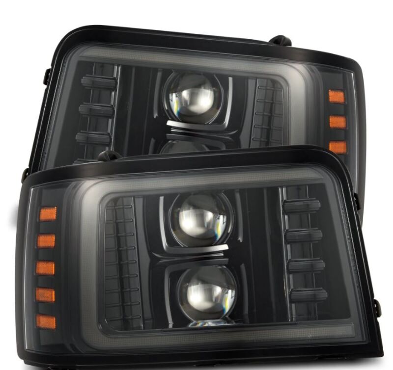 AlphaRex LUXX-Series projector headlights for 1992-1996 Ford F Series, featuring a sleek design and enhanced visibility.