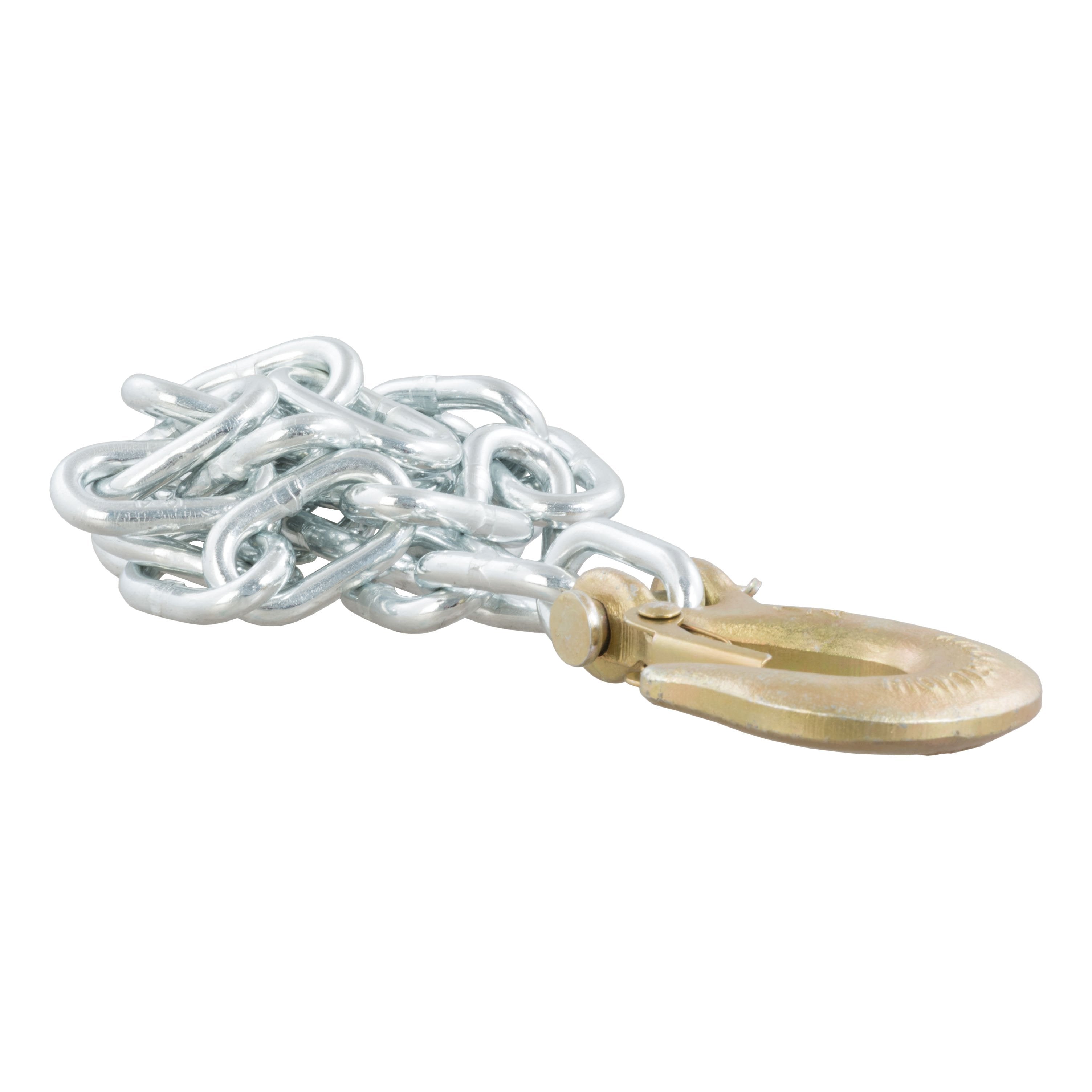 CURT 35-Inch Trailer Safety Chain with 1/4-In Clevis Snap Hook, 7,800 lbs Break Strength Model 80302
