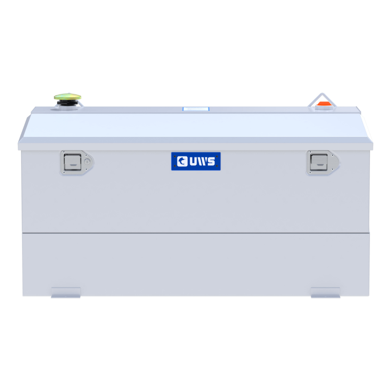 UWS White 75-Gallon Steel-Aluminum Combo Transfer Tank Model ST-75-COMBO-W