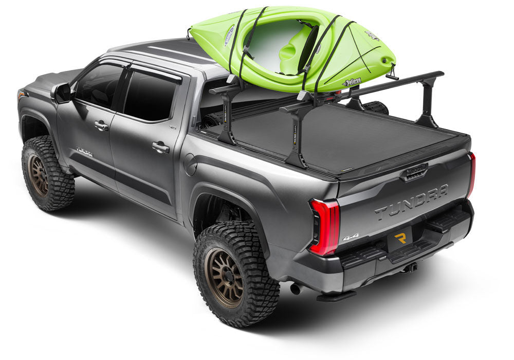 Revolver X4ts Hard Rolling Truck Bed Cover 2016-2023 Toyota Tacoma with Deck Rail System BAK
