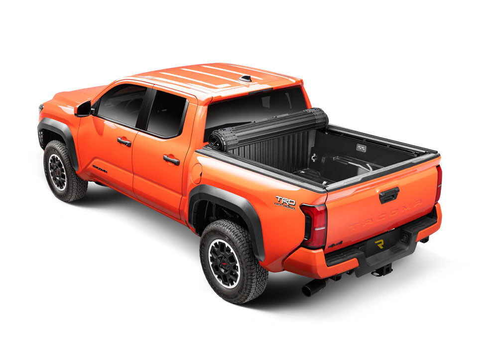 Revolver X4ts Hard Rolling Truck Bed Cover 2016-2023 Toyota Tacoma with Deck Rail System BAK
