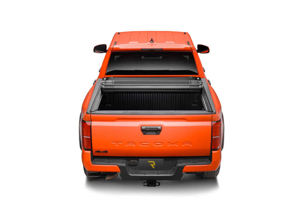 Revolver X4ts Hard Rolling Truck Bed Cover 2016-2023 Toyota Tacoma with Deck Rail System BAK