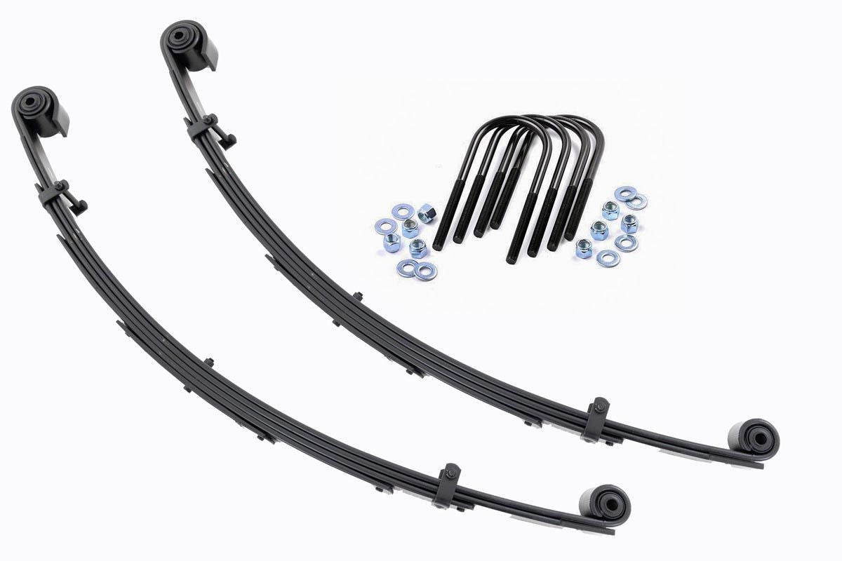 Front Leaf Springs 4 Inch Lift Pair Ford Excursion/F-250 Super Duty/F-350 Super Duty 4WD Rough Country