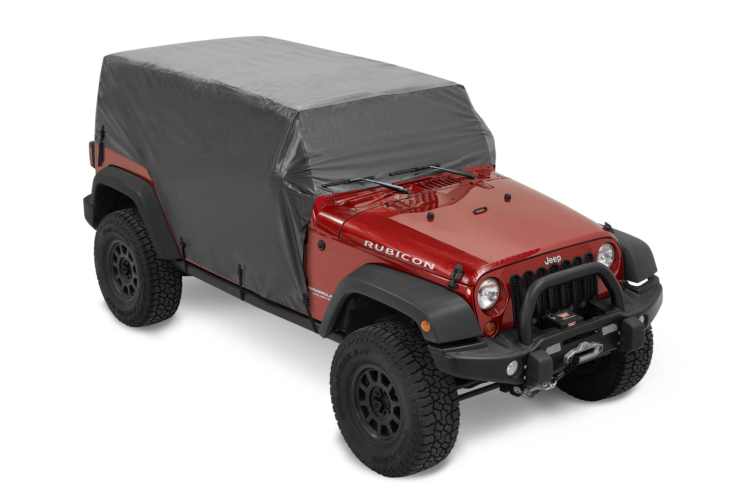 All Weather Trail Cover Jeep '07-18 Wrangler JK '18-26 JL 4-Door Black, Hard Top Bestop