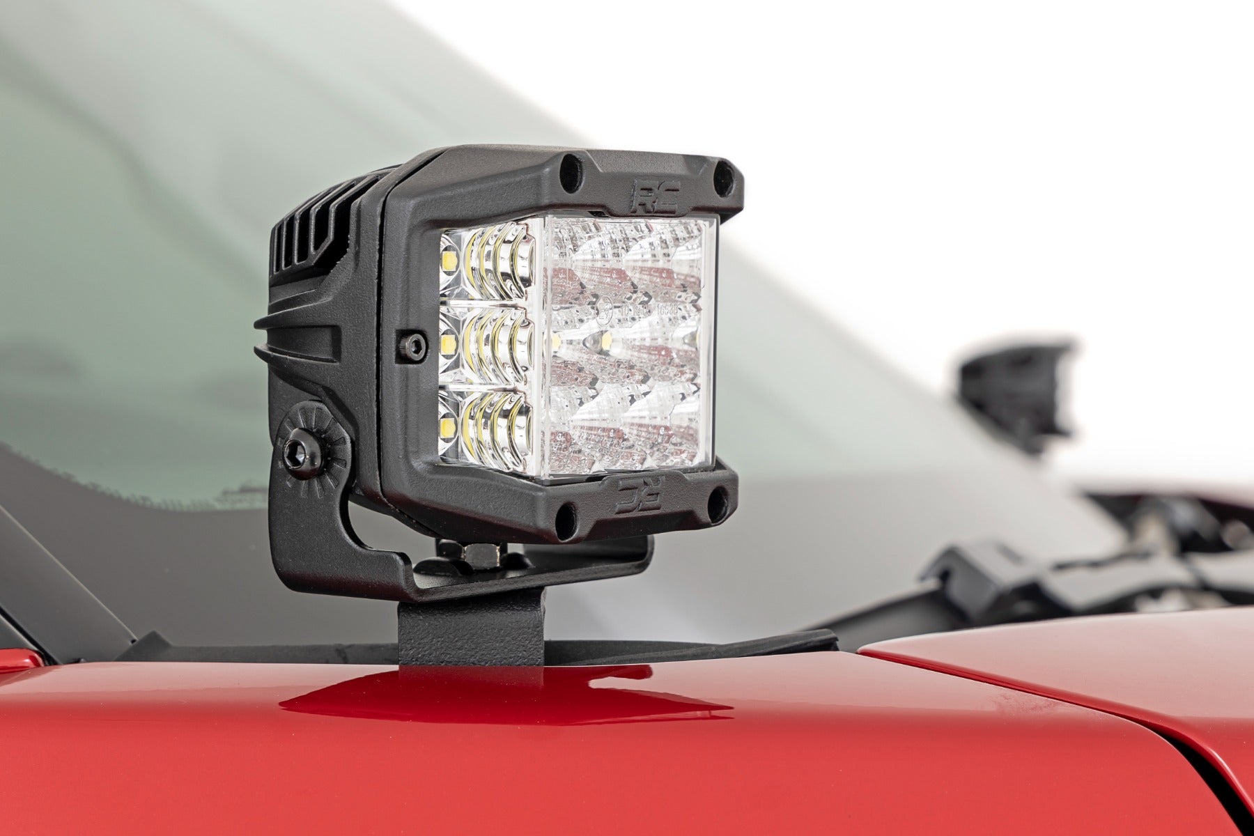 LED Light Kit Ditch Mount 2 Inch Spectrum Pair Spot Toyota Tundra (22-26) Rough Country