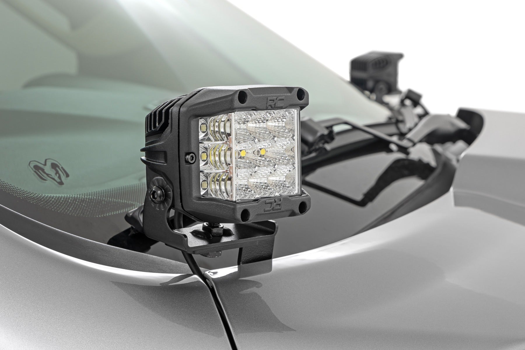 LED Light Kit Ditch Mount 2 Inch Spectrum Pair Spot Ram 1500 (19-26) Rough Country