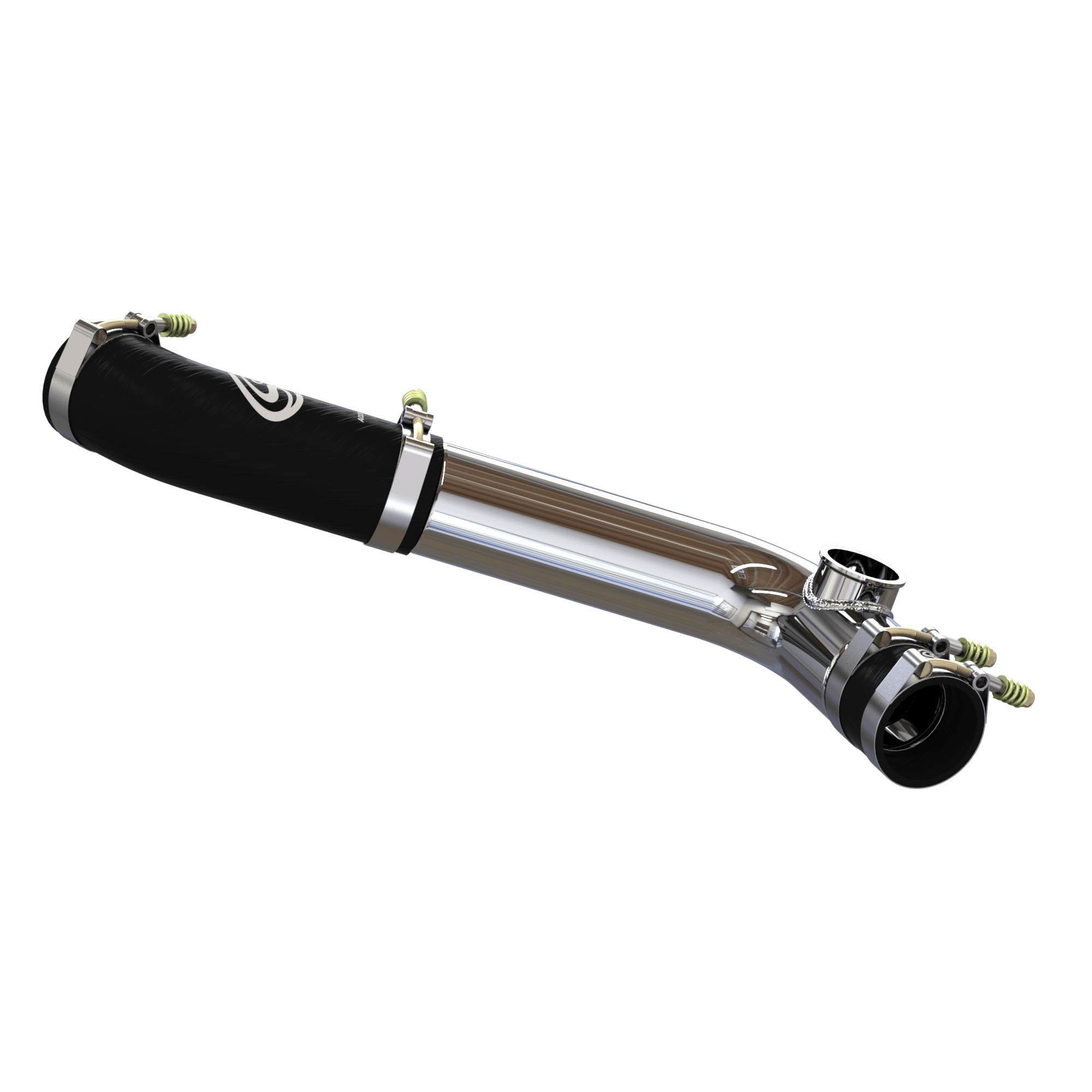 Cold Side Intercooler Pipe With Blowoff Valve Flange for Turbosmart Raceport for 2020-2024 Ford Explorer ST, Lincoln Aviator 3.0L