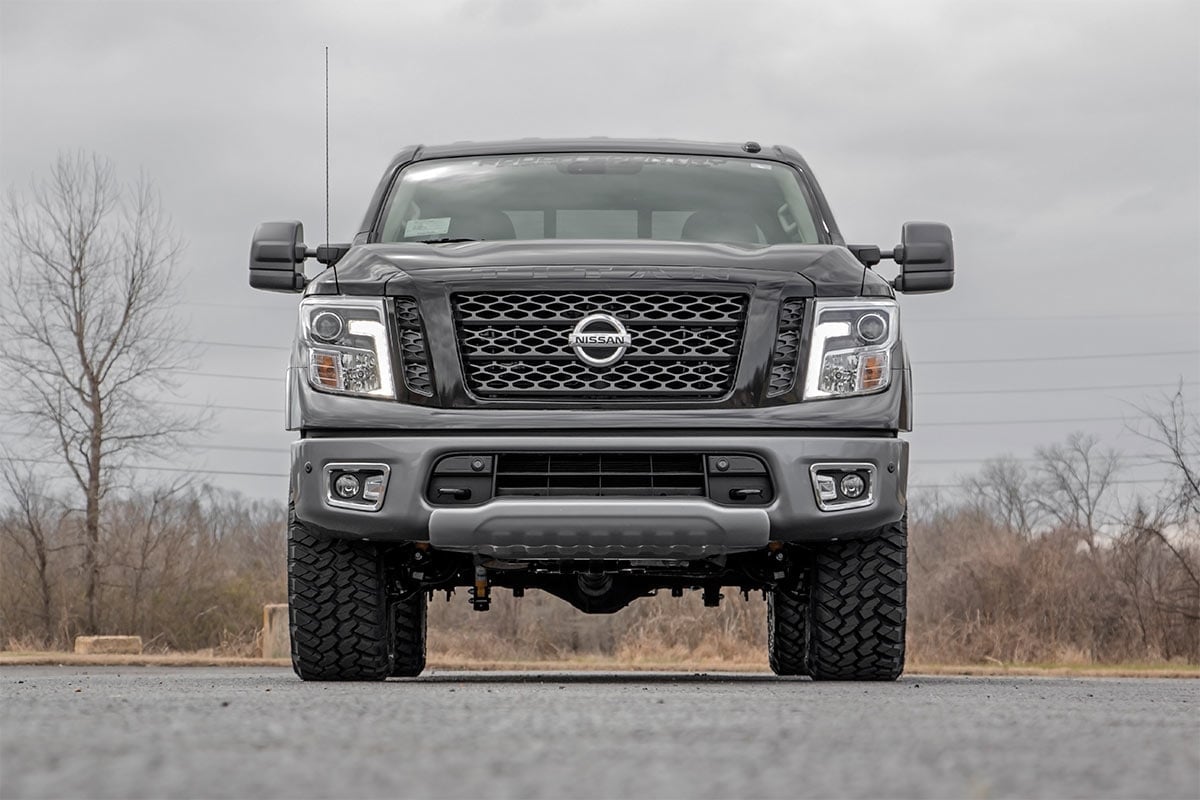 3 Inch Lift Kit N3 Struts & Shocks Nissan Titan 4WD (2017-2024) Rough Country