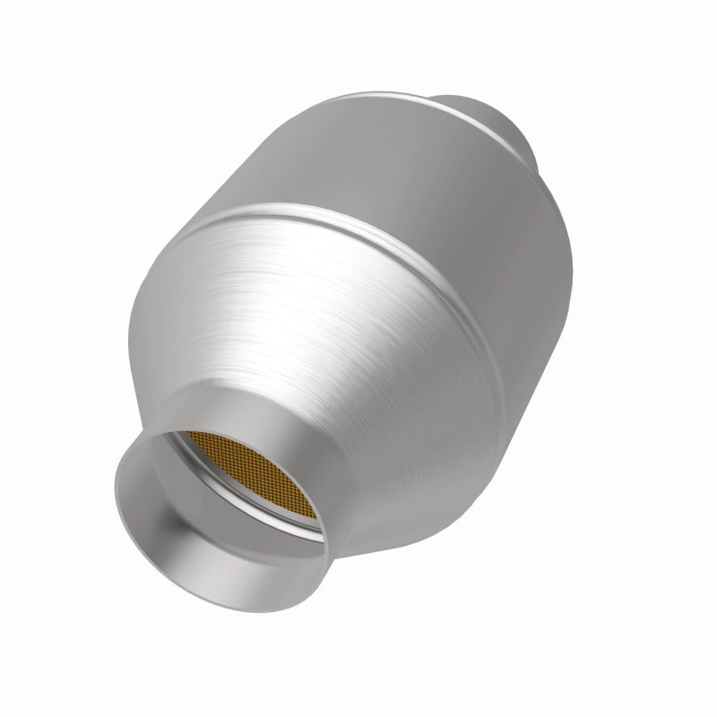 MagnaFlow Univ Cat Conv 2.5in Inlet/Outlet Center/Center Round 3in Body L x 5in W x 8.75in Overall L
