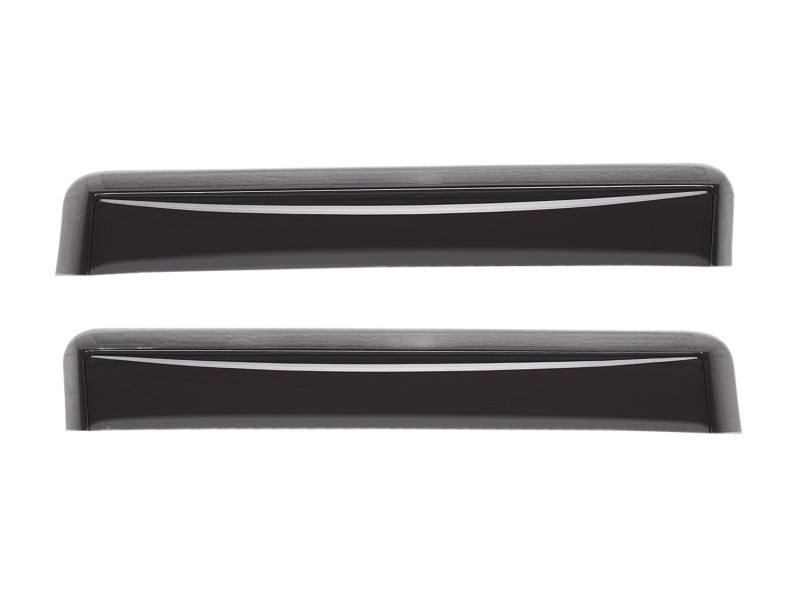 WeatherTech 09+ Dodge Ram 1500 Rear Side Window Deflectors - Dark Smoke