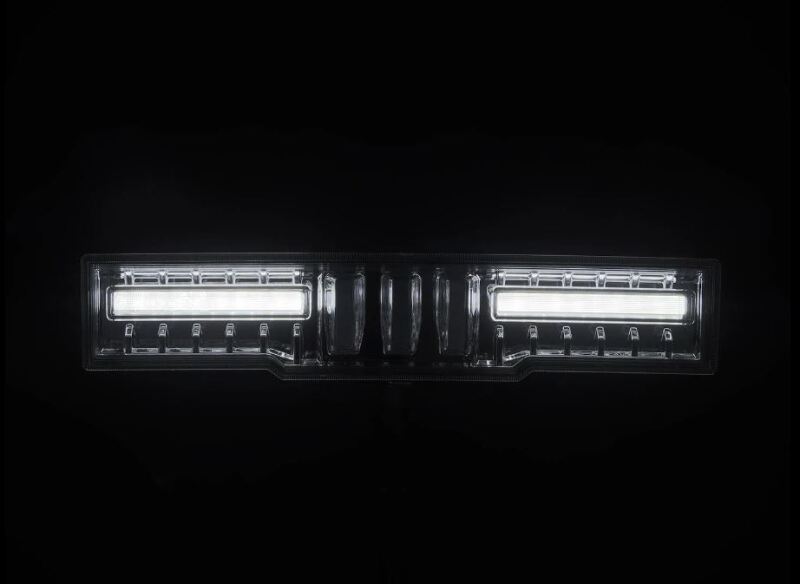 AlphaRex NOVA-Series prismatic LED fourth brake light for 21-24 Toyota GR86 and Subaru BRZ in chrome finish.