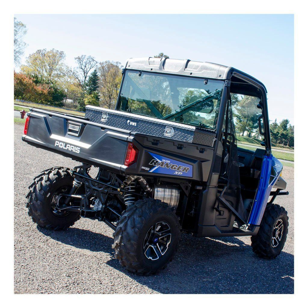 UWS Matte Black Aluminum UTV Tool Box - Polaris Model 8500005