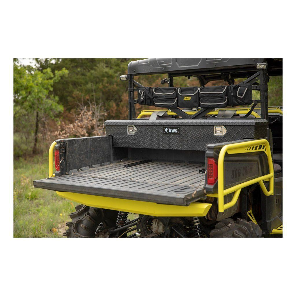 UWS Matte Black Aluminum UTV Tool Box - Polaris Model 8500005