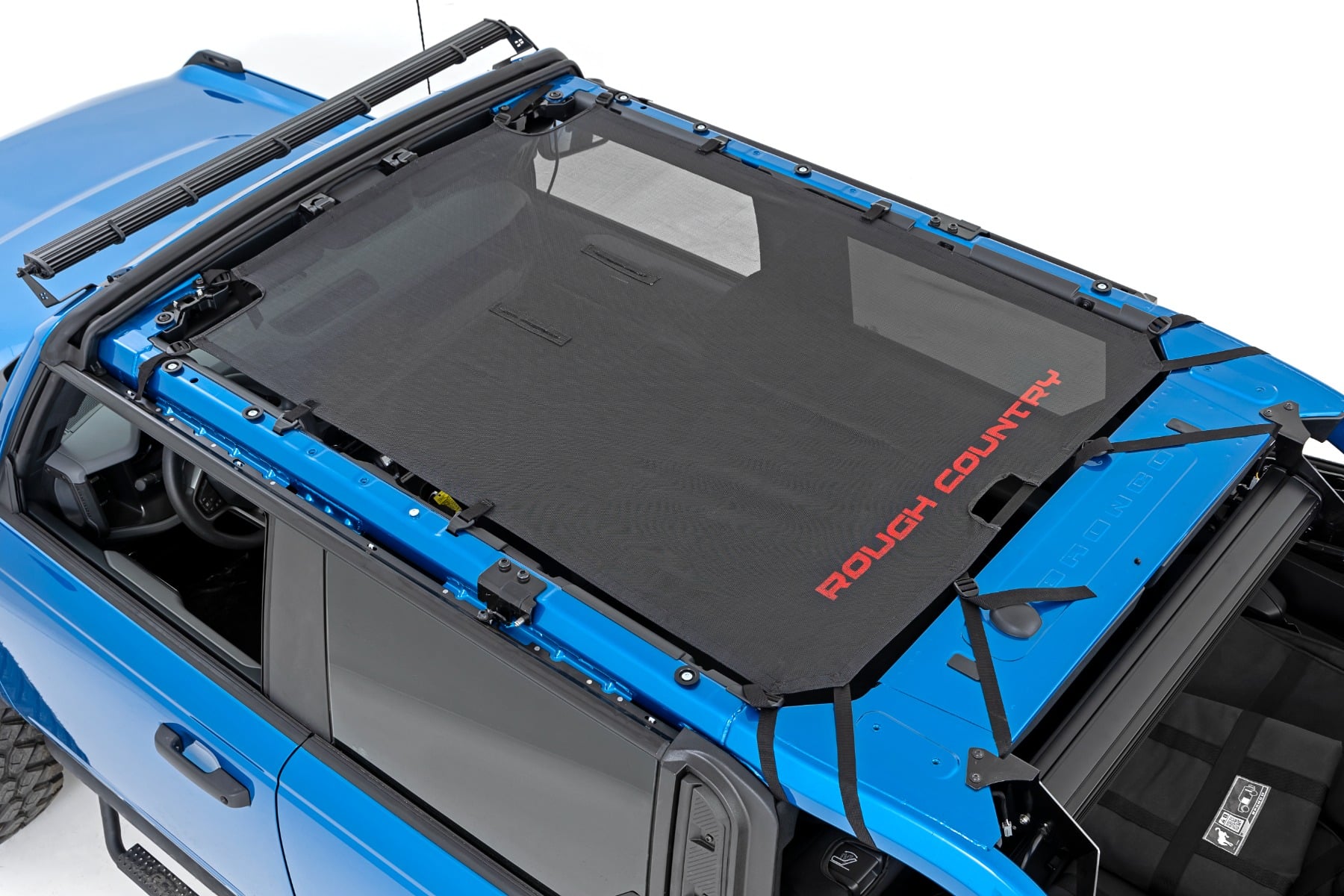 Mesh Bikini Top Plus Black Ford Bronco 4WD (2021-2025) Rough Country