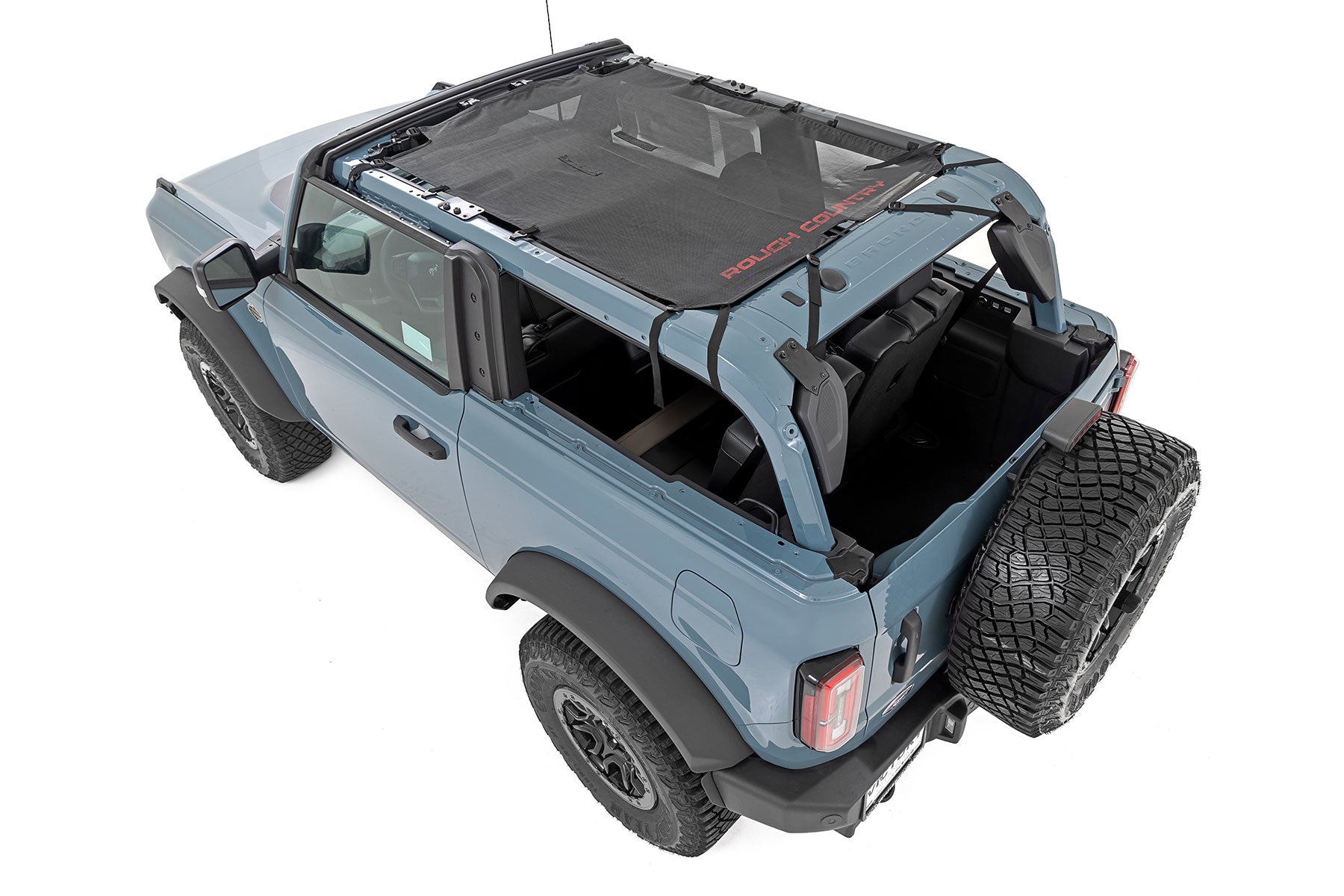 Mesh Bikini Top Plus Black Ford Bronco 4WD (2021-2025) Rough Country