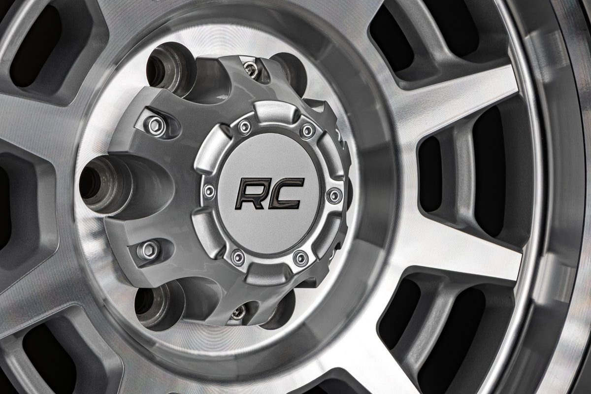 85 Series Wheel Simulated Beadlock Full Machine 17x9 5x4.5 -12mm Rough Country