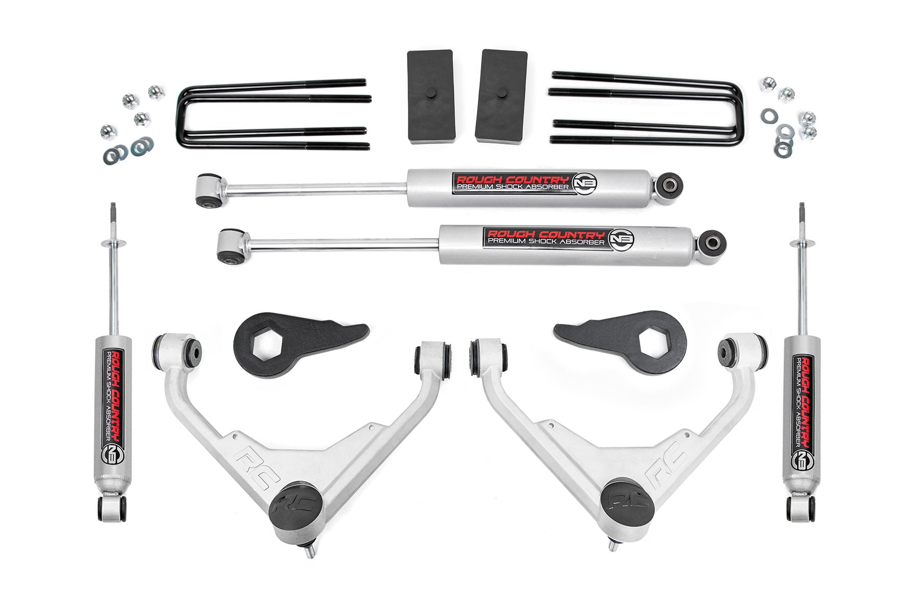 3 Inch Lift Kit Silverado/Sierra 2500HD/3500HD/Suburban 2500/Yukon XL 2500 (01-10) Rough Country