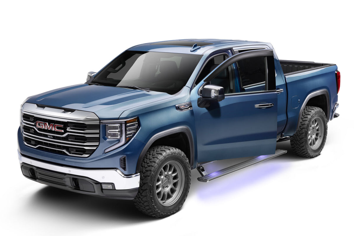 PowerStep SmartSeries Running Board 22-26 Silverado/Sierra 1500 24-26 Silverado/Sierra HD AMP Research