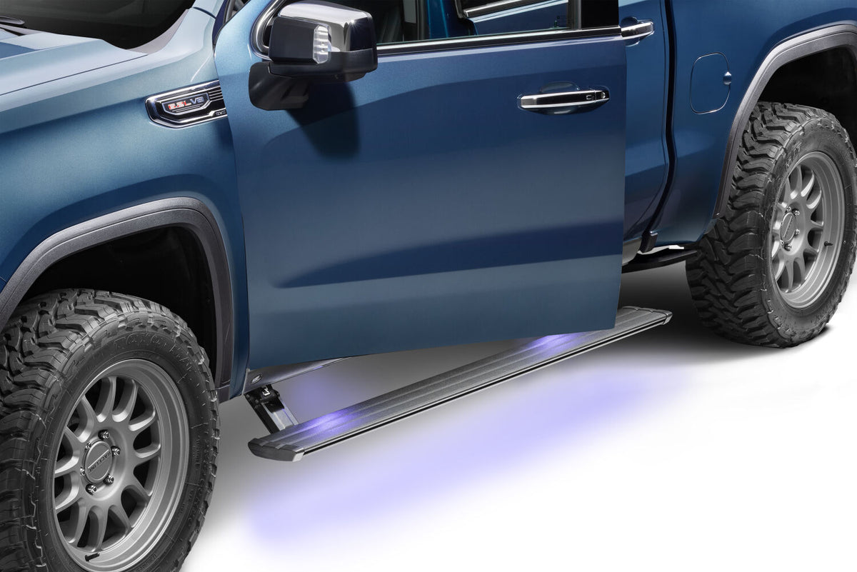 PowerStep SmartSeries Running Board 22-26 Silverado/Sierra 1500 24-26 Silverado/Sierra HD AMP Research