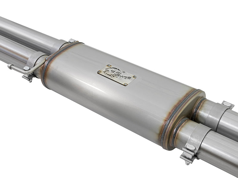 aFe MACH Force XP Exhaust Cat-Back SS-409 2017 Ford F-150 Raptor V6-3.5L (tt) w/ Polished Tips