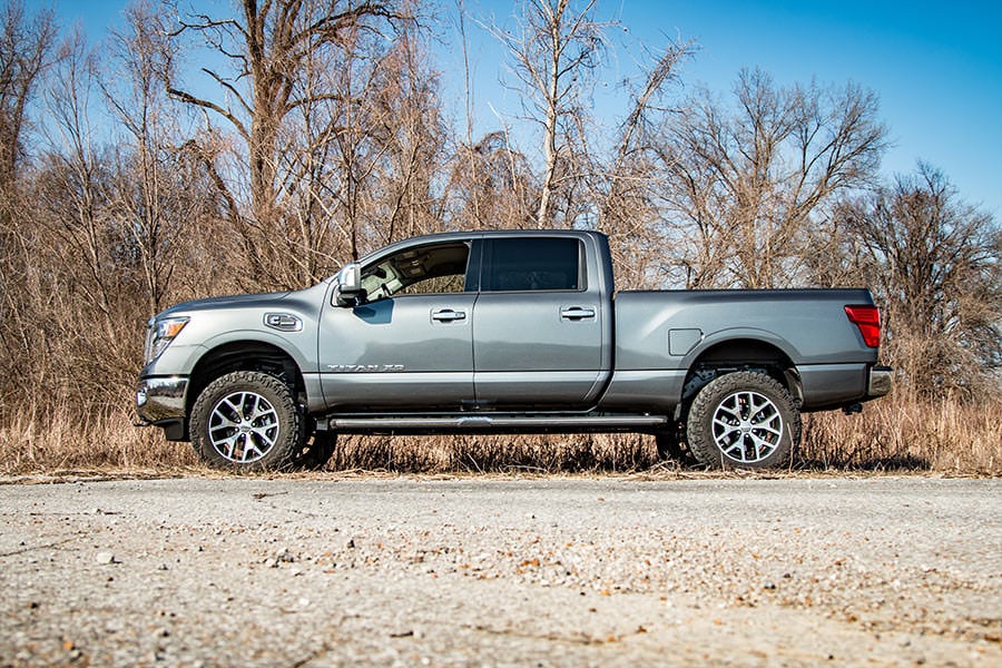 2 Inch Lift Kit Red Spacers Nissan Titan XD 2WD/4WD (2016-2024) Rough Country