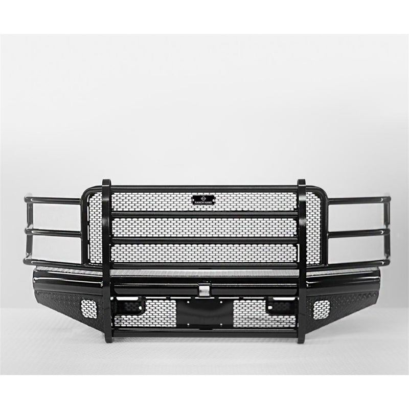 Ranch Hand Legend Series Front Bumper W/ Grille Guard Fits Select 08-10 Ford Super Duty F-250/F-350/F-450/F-550  Model FBF081BLR