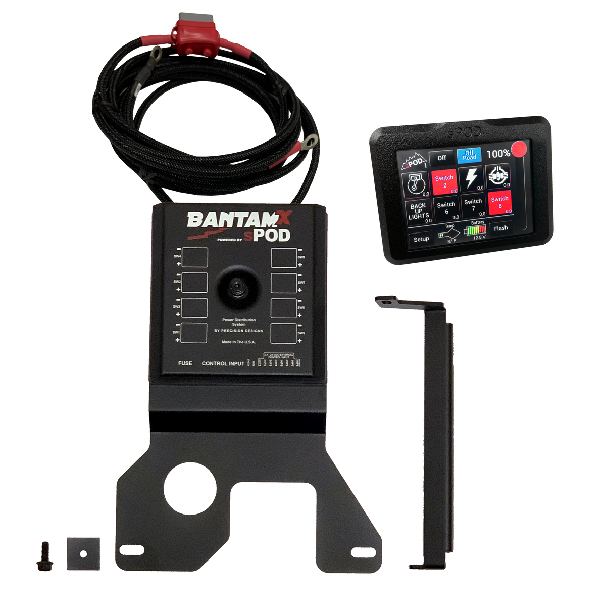 BantamX Touchscreen for Jeep JL V8 sPOD