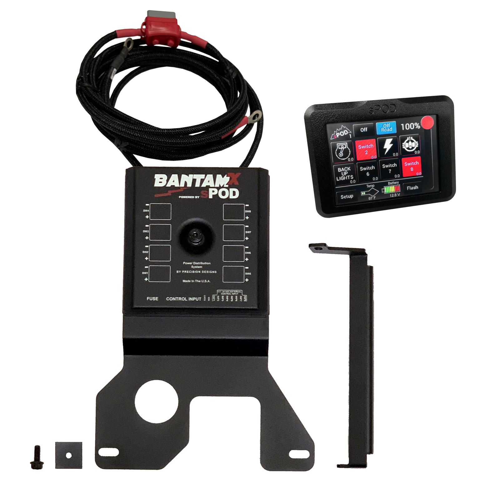 BantamX Touchscreen for Jeep JL V8 sPOD