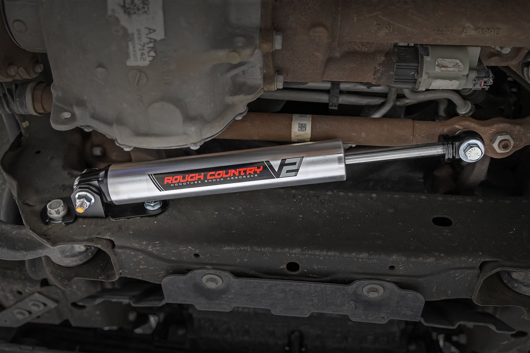 V2 Steering Stabilizer Silverado/Sierra 2500HD/3500HD (16-26) Rough Country
