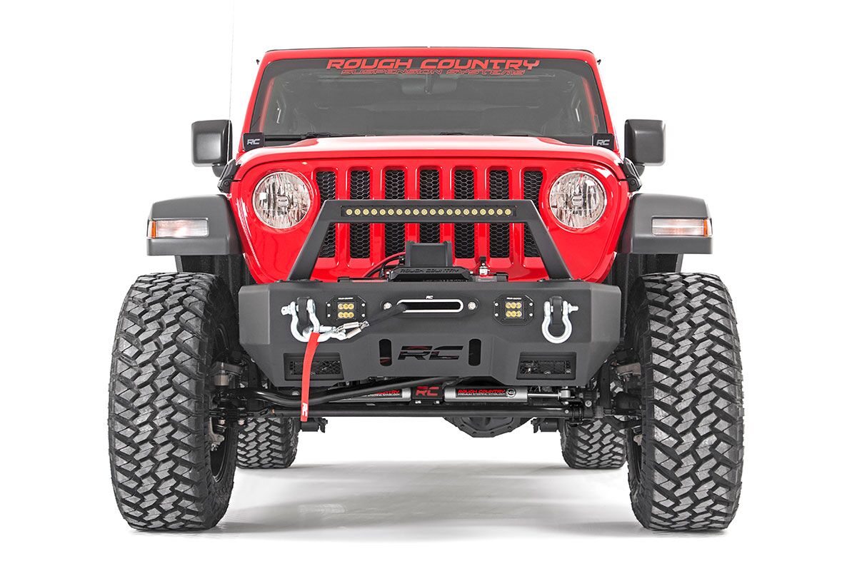 N3 Steering Stabilizer Dual 2.5-8 Inch Lift Jeep Gladiator JT/Wrangler JL (18-26) Rough Country