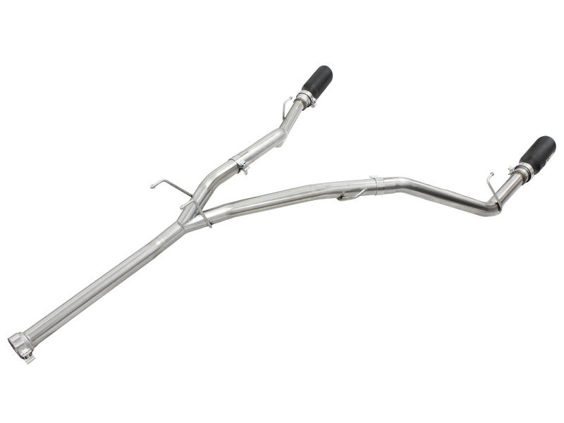 aFe MACH Force XP DPF-Back Exhaust 2.5in SS with Black Tips 2014 Dodge Ram 1500 V6 3.0L EcoDiesel