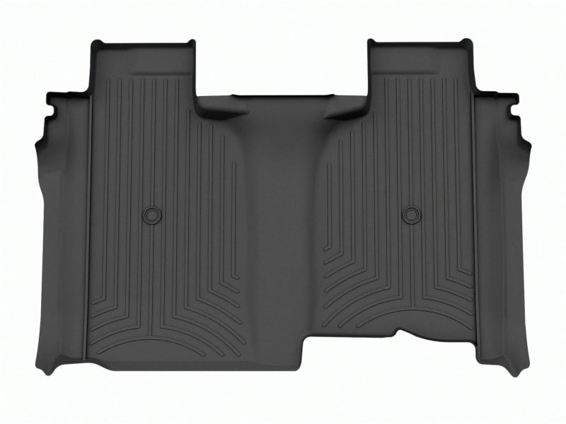 WeatherTech 2019+ Chevrolet Silverado 1500 Crew Cab Rear FloorLiner - Black
