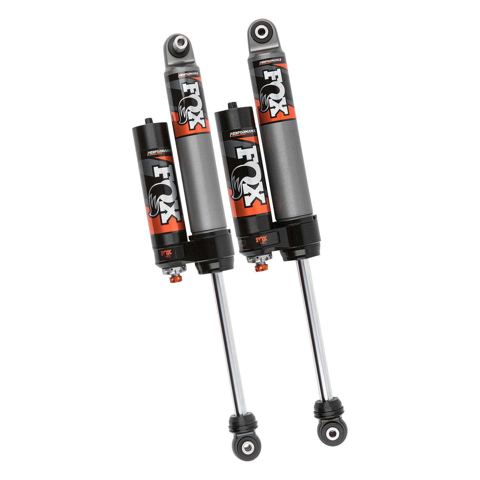 FOX 2.5 Rear Shocks w/ DSC Reservoir | 0-2 Inch Lift | Performance Elite Series | Jeep Wrangler JK  (07-18)