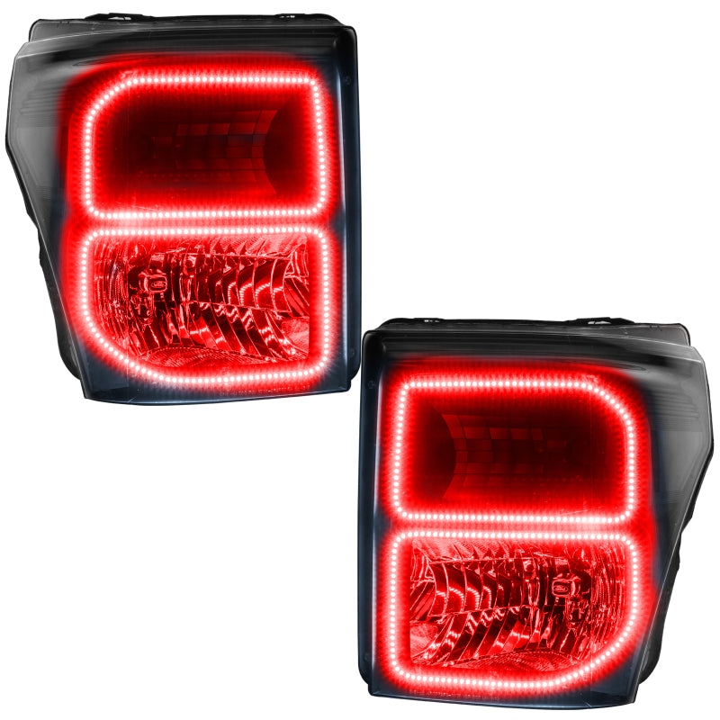 Oracle 11-16 Ford F250/350 LED HL - Black - ColorSHIFT w/ Simple Controller