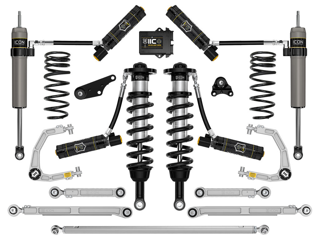 ICON 2025 Toyota 4Runner 4WD, 1.25-3" Lift, Stage 14 Suspension System, Billet