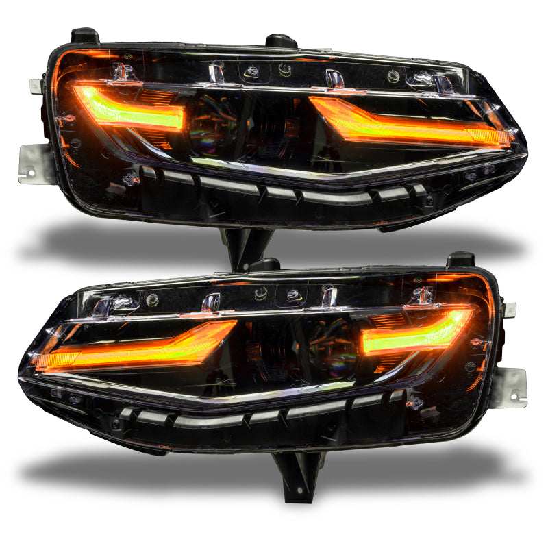 Oracle 19-21 Chevy Camaro LS/LT RGB+A Headlight DRL Kit - ColorSHIFT w/ 2.0 Controller