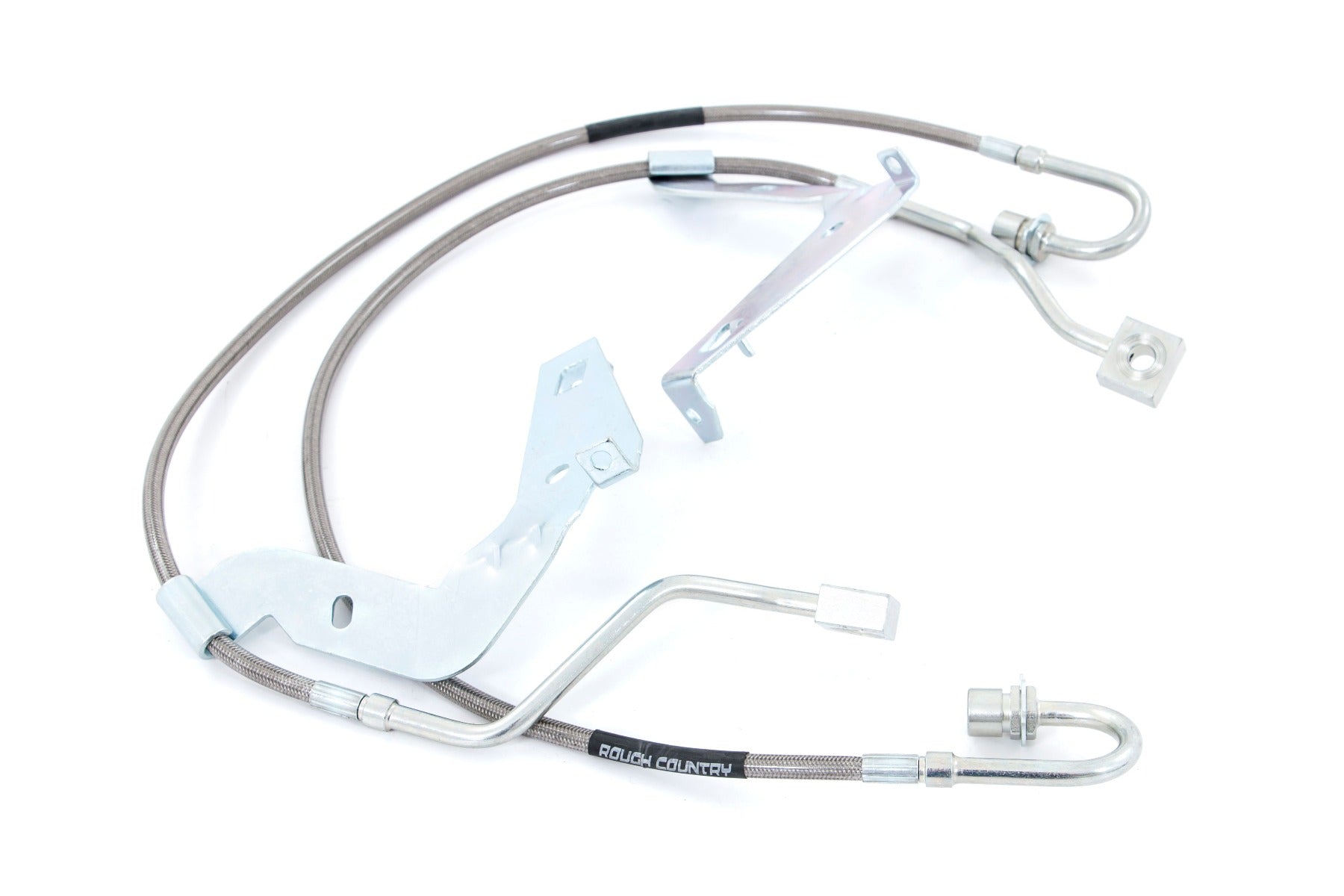 Brake Lines Stainless Front Ford F-250/F-350 Super Duty 4WD (2017-2026) Rough Country