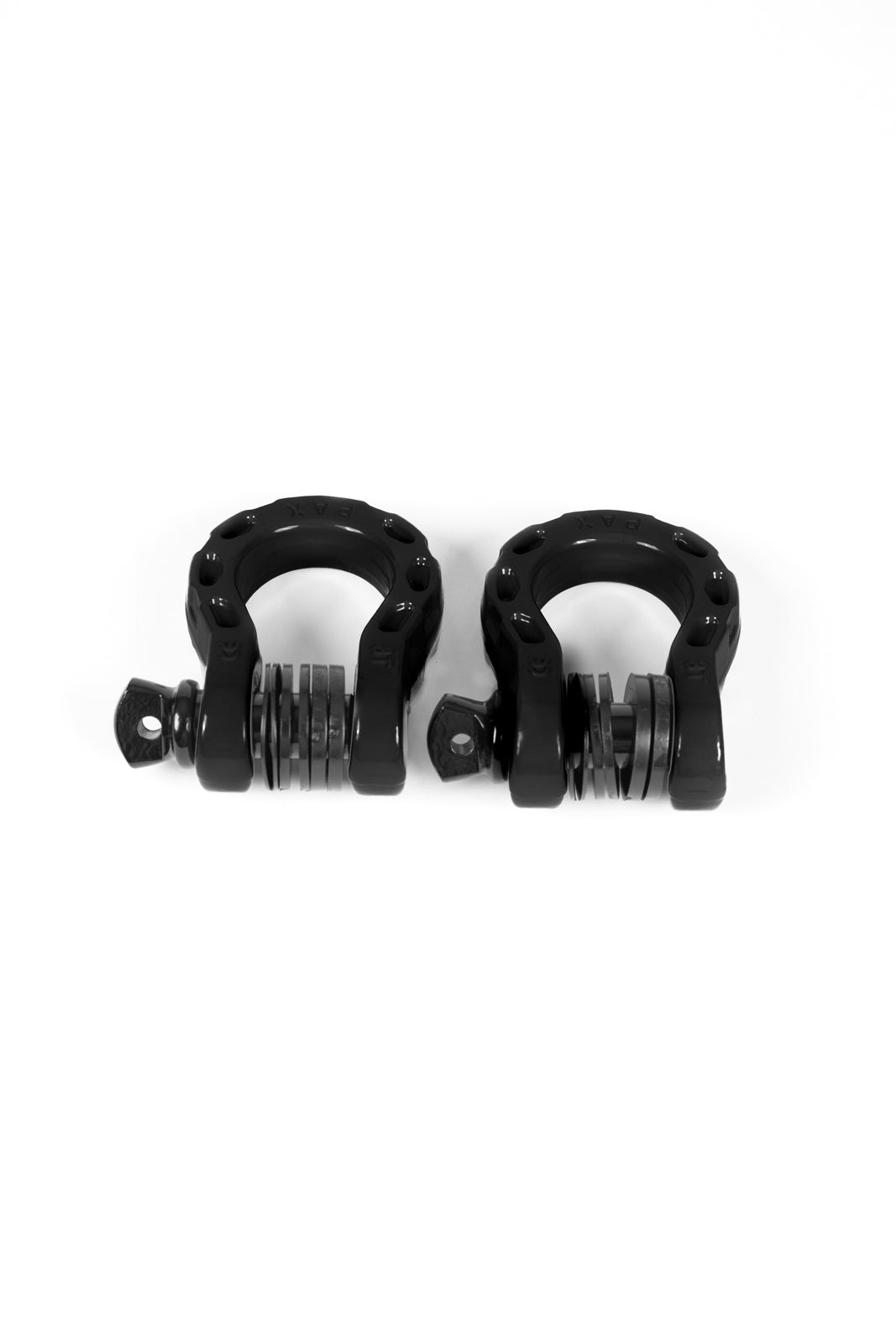 8 Ton D-Ring Shackle designed for heavy-duty towing and recovery, featuring a durable black finish and secure locking mechanism.
