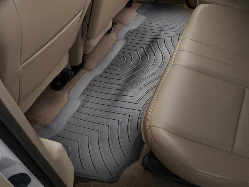 WeatherTech 99-10 Ford F250 Super Duty Crew Rear FloorLiner - Black